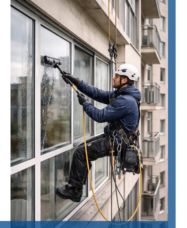 Мойка балконного остекления в Дивногорске от 3539 р. | ВЫСОТНИК-Двн