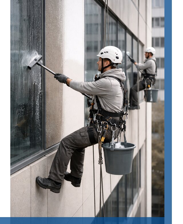 Мойка фасадов зданий в Дивногорске под ключ от 354 р. | ВЫСОТНИК-Двн