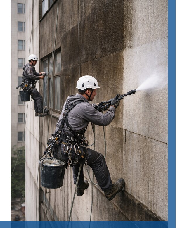 Очистка фасада от копоти в Дивногорске от 253 р. | ВЫСОТНИК-Двн