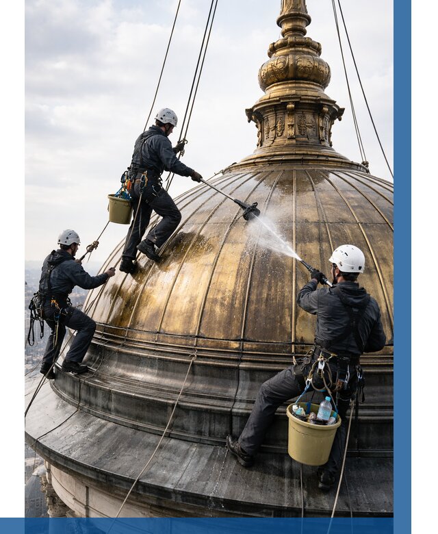 Мойка куполов и шпилей в Дивногорске от 8088 р. - заказать | ВЫСОТНИК-Двн