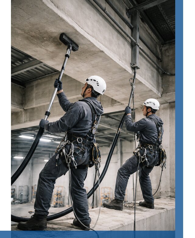 Обеспыливание потолочных конструкций в Дивногорске от 253 р. |ВЫСОТНИК-Двн