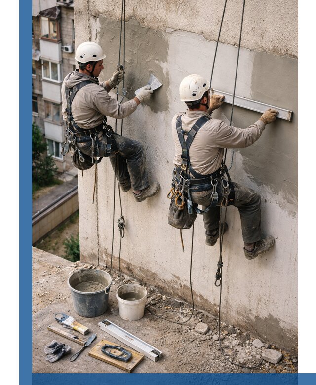 Комплексный ремонт штукатурного фасада с гарантией в Дивногорске