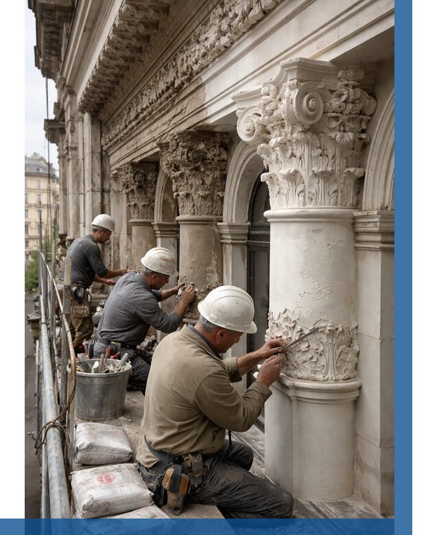 Реставрация фасадной лепнины в Дивногорске от 2528 р. | ВЫСОТНИК-Двн