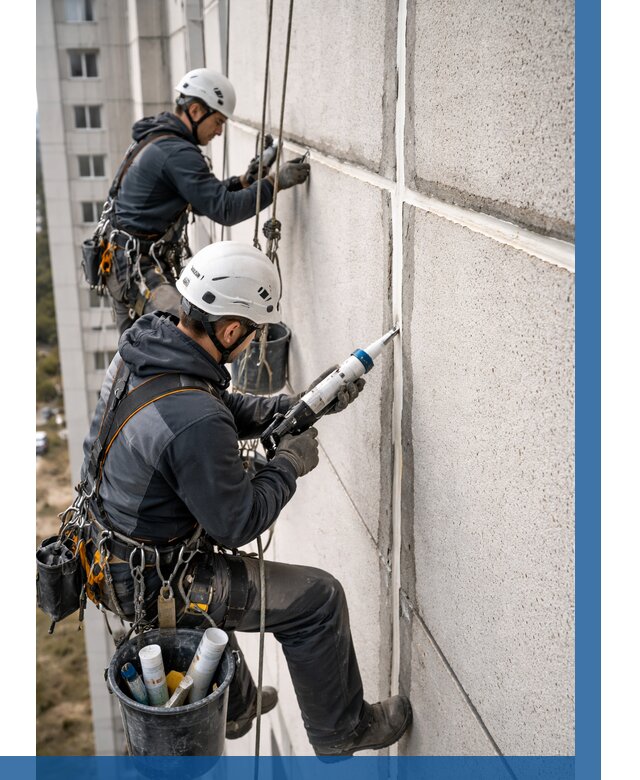 Герметизация межпанельных швов в Дивногорске от 708 р. | ВЫСОТНИК-Двн