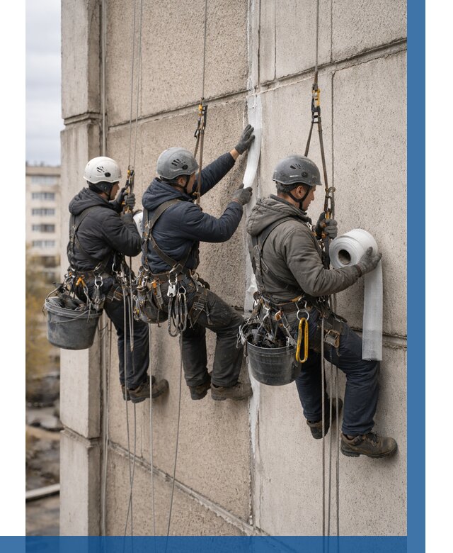 Ремонт межпанельных швов в Дивногорске от 758 р. | ВЫСОТНИК-Двн