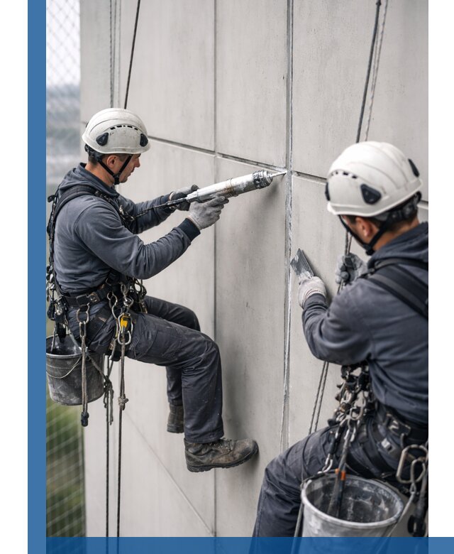 Первичная герметизация швов фасадов и кровель в Дивногорске