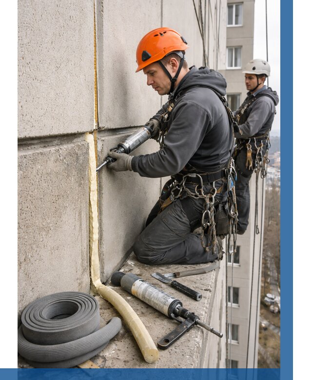 Теплый шов межпанельные швы в Дивногорске от 708 р. | ВЫСОТНИК-Двн