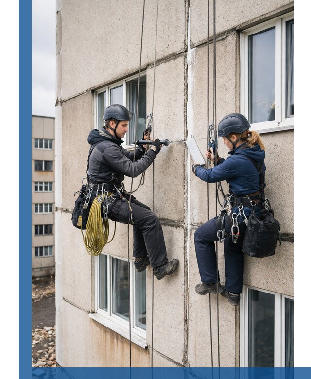 Герметизация межпанельных швов тёплым швом в Дивногорске