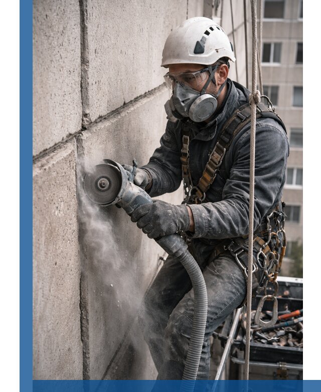 Штробление межпанельных швов в Дивногорске качественно и быстро