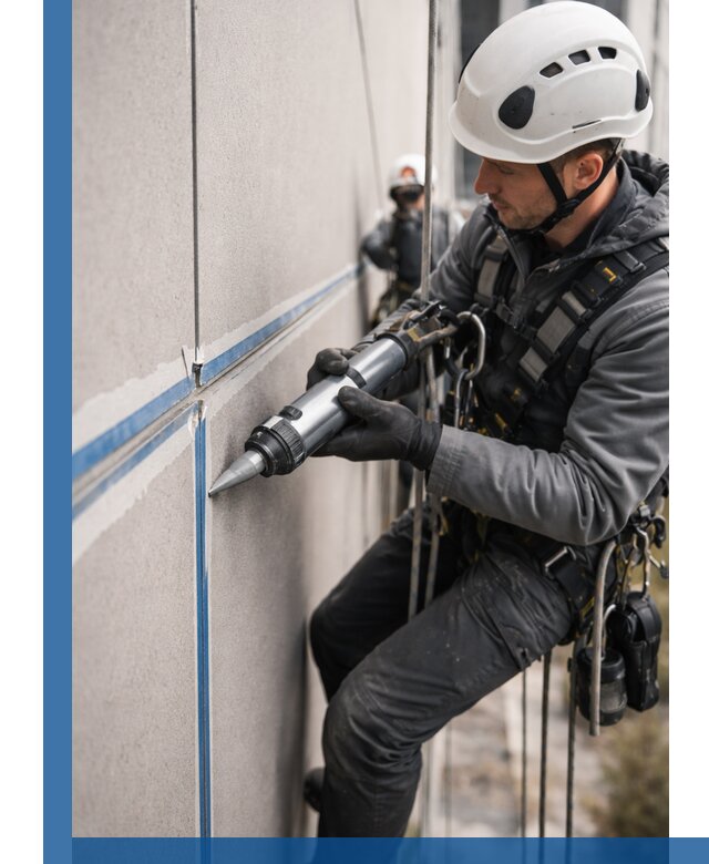 Герметизация стыков фасадных панелей в Дивногорске качественно и быстро