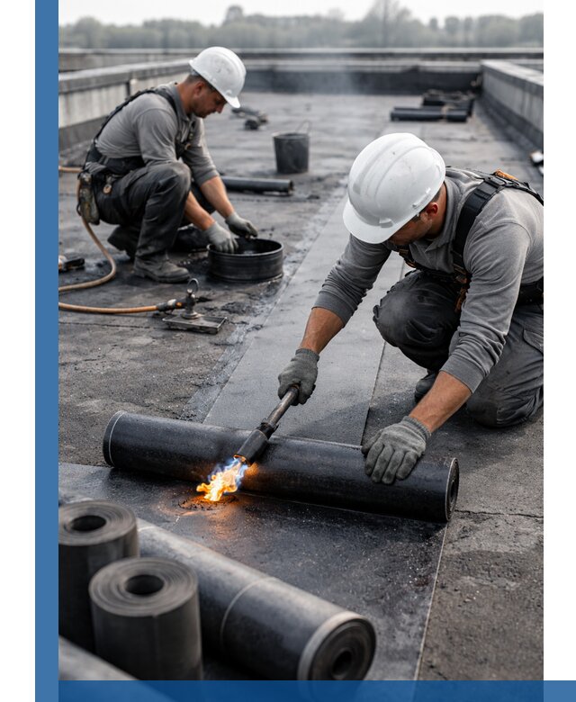 Ремонт рулонной кровли в Дивногорске герметизация и восстановление