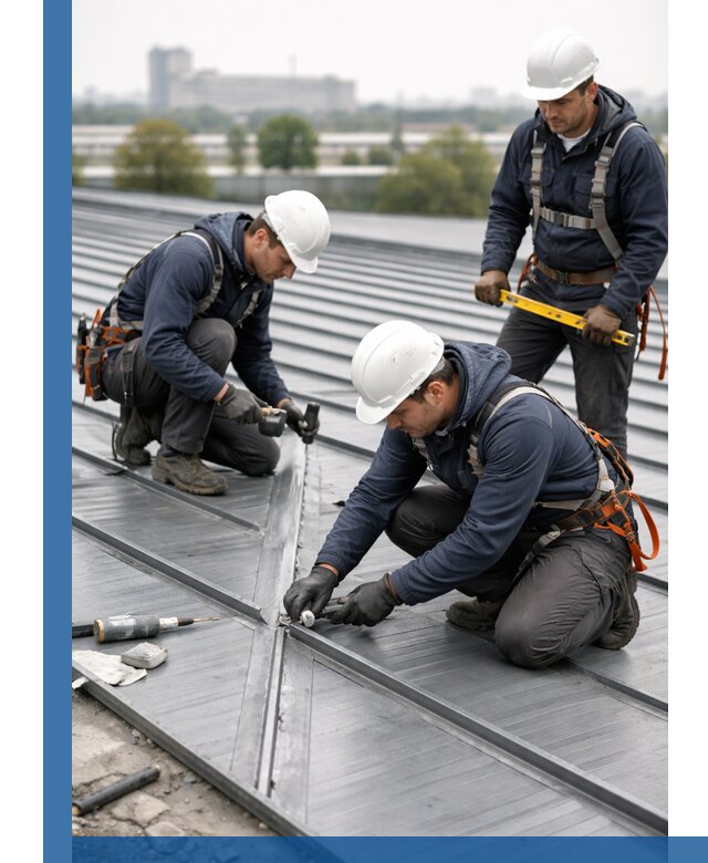 Ремонт фальцевой кровли в Дивногорске срочно и качественно