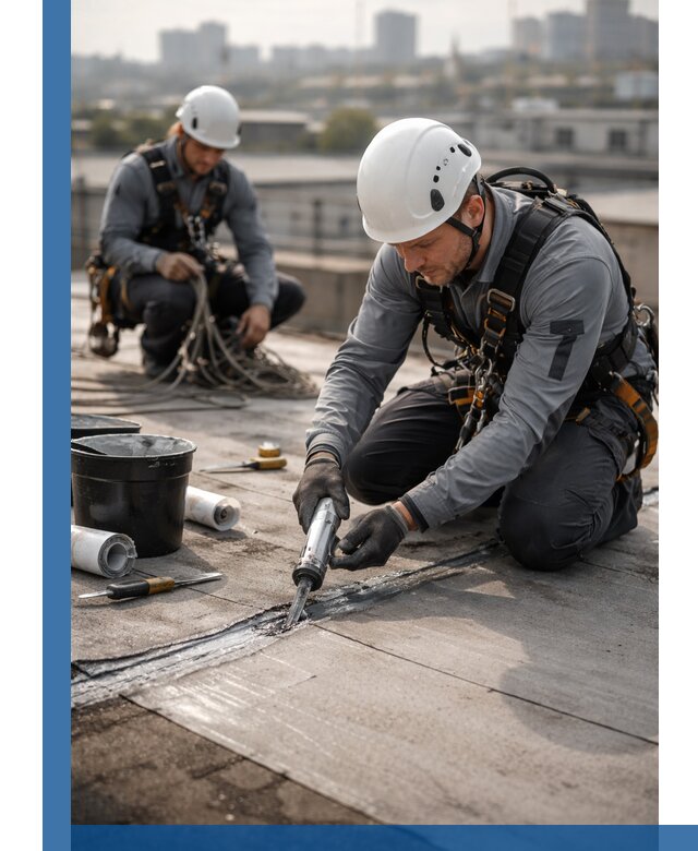 Аварийное и капитальное устранение протечек кровли в Дивногорске