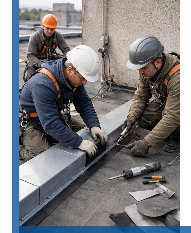 Ремонт кровельных примыканий в Дивногорске профессионально