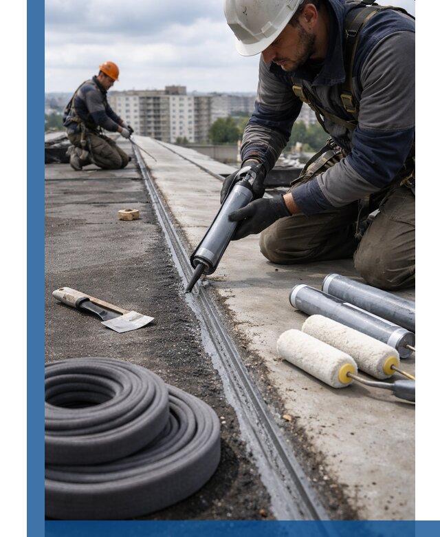 Герметизация швов кровли в Дивногорске с гарантией герметичности