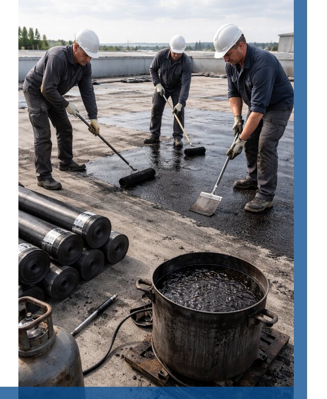 Гидроизоляция кровли мастикой в Дивногорске от 607 р. | ВЫСОТНИК-Двн