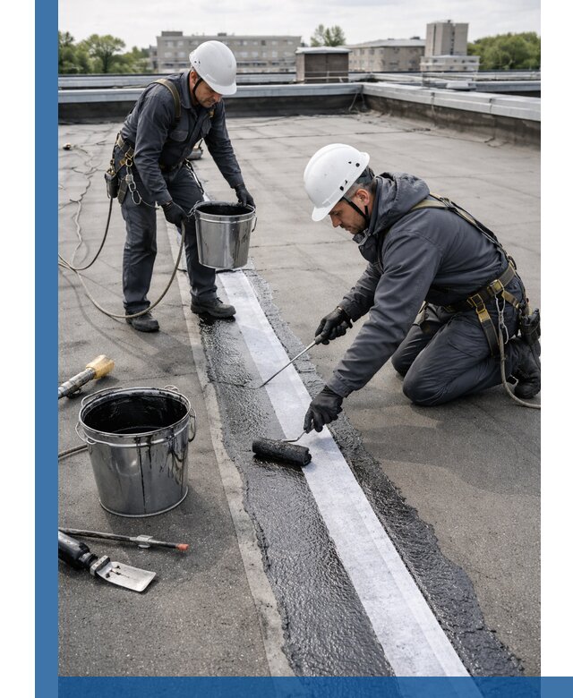 Гидроизоляция кровли мастикой в Дивногорске надежная защита