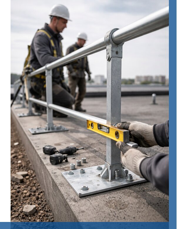 Монтаж кровельного ограждения в Дивногорске от 1213 р. | ВЫСОТНИК-Двн