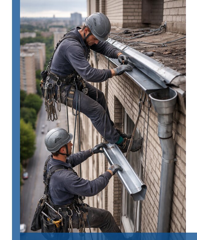 Ремонт водосточных желобов в Дивногорске, быстро и качественно