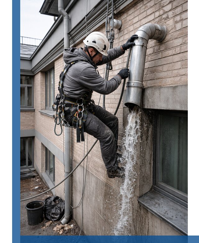 Профессиональная прочистка водосточных труб в Дивногорске с гарантией