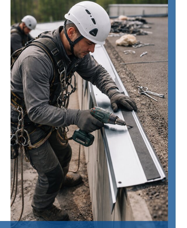 Монтаж капельника на кровле в Дивногорске от 303 р. | ВЫСОТНИК-Двн