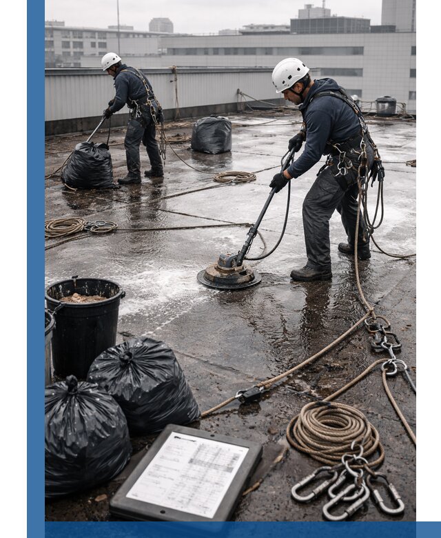 Плановая очистка кровли по графику в Дивногорске для безопасности