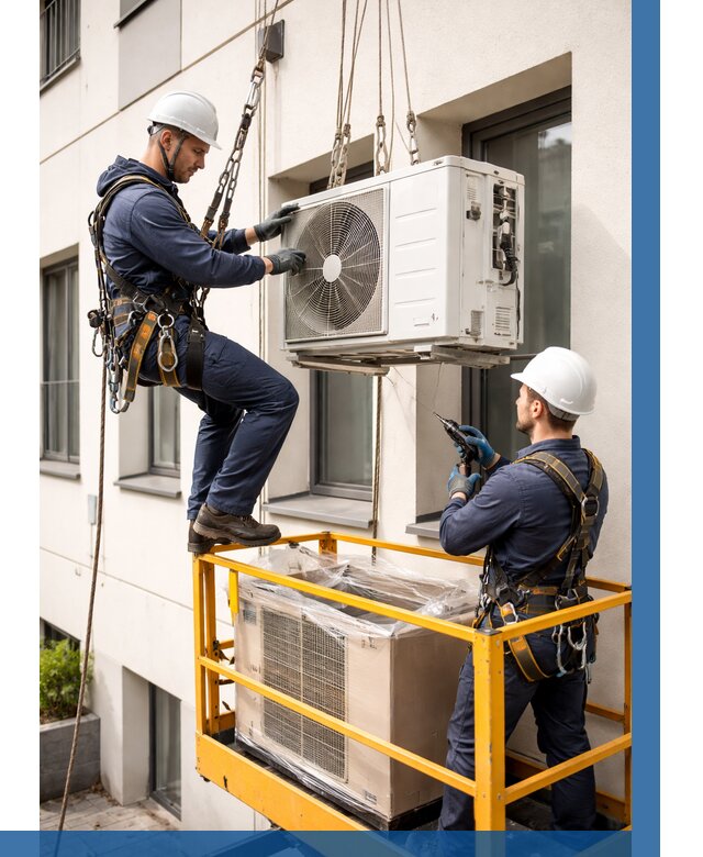 Демонтаж внешнего блока кондиционера в Дивногорске от 3539 р. | ВЫСОТНИК-Двн