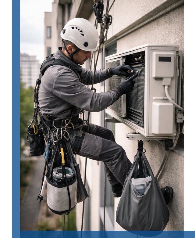 Обслуживание внешнего блока кондиционера в Дивногорске профессионально