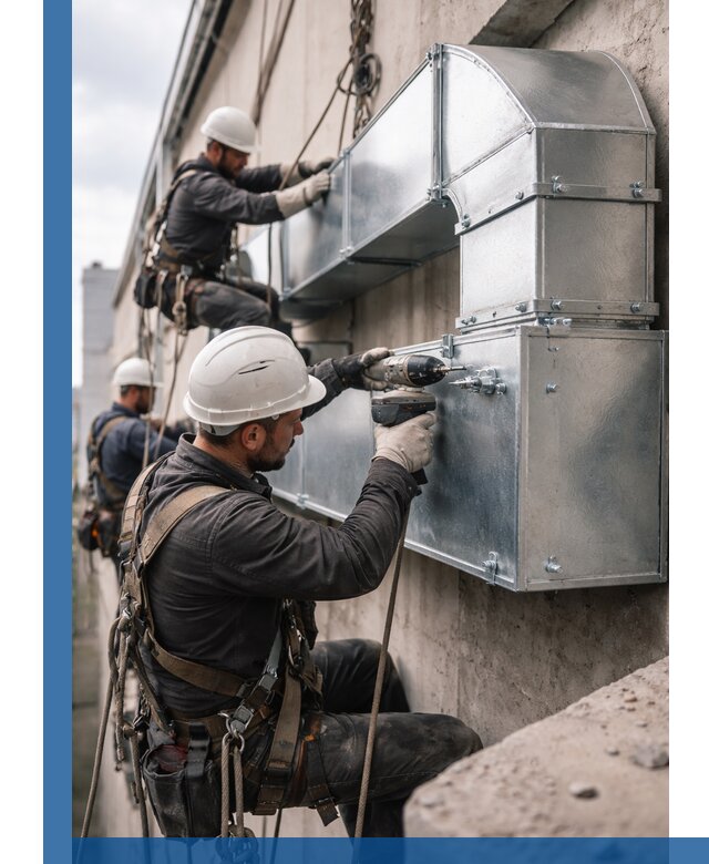 Профессиональный монтаж вентиляционных коробов в Дивногорске под ключ