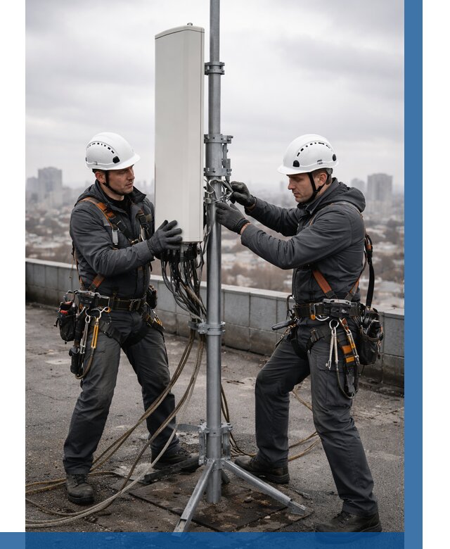 Монтаж антенн связи на крыше в Дивногорске от 8594 р. | ВЫСОТНИК-Двн