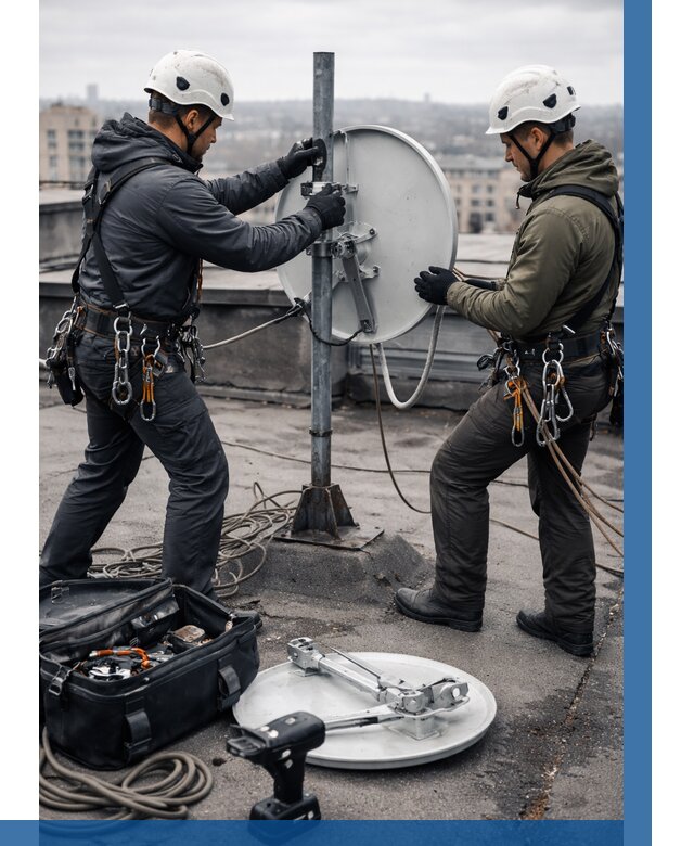 Демонтаж антенн на крыше в Дивногорске от 4550 р. | ВЫСОТНИК-Двн