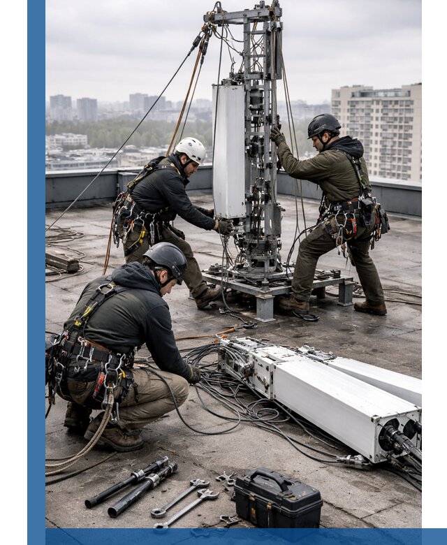 Демонтаж антенн на крыше зданий в Дивногорске с гарантией