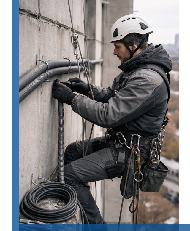 Профессиональный монтаж гофры для кабеля в Дивногорске с гарантией