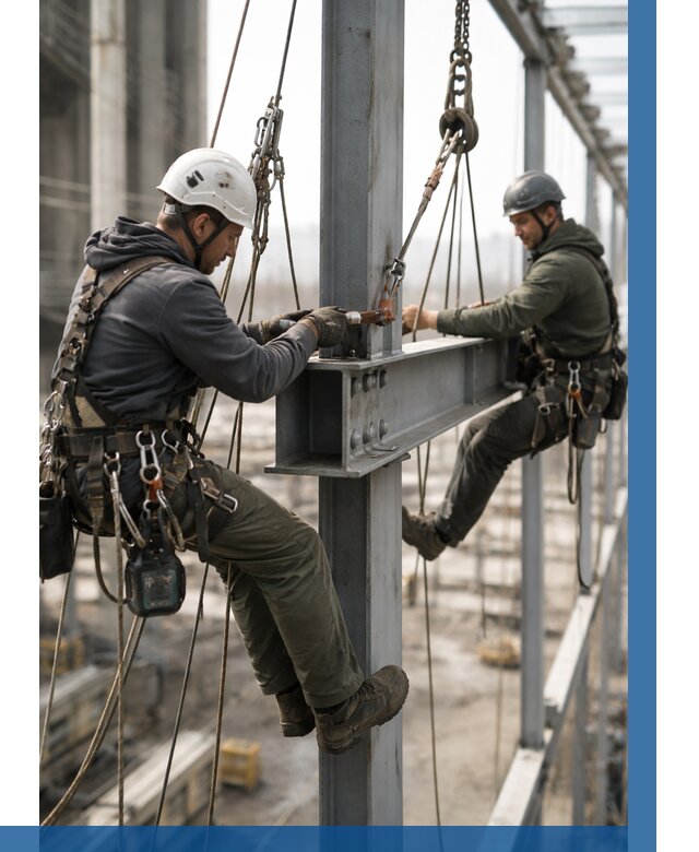 Монтаж металлоконструкций на высоте в Дивногорске от 3539 р. | ВЫСОТНИК-Двн