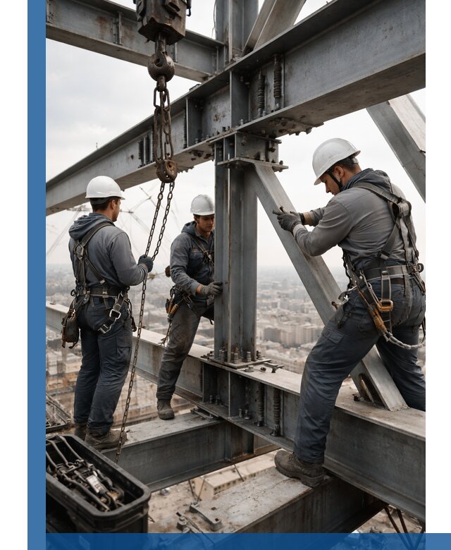 Профессиональный монтаж металлоконструкций на высоте в Дивногорске