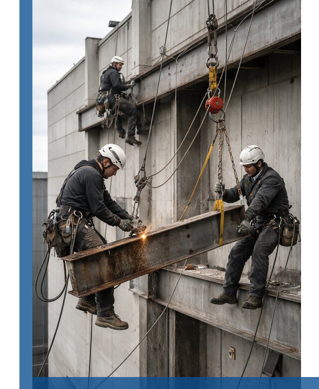 Демонтаж металлоконструкций на высоте в Дивногорске под ключ