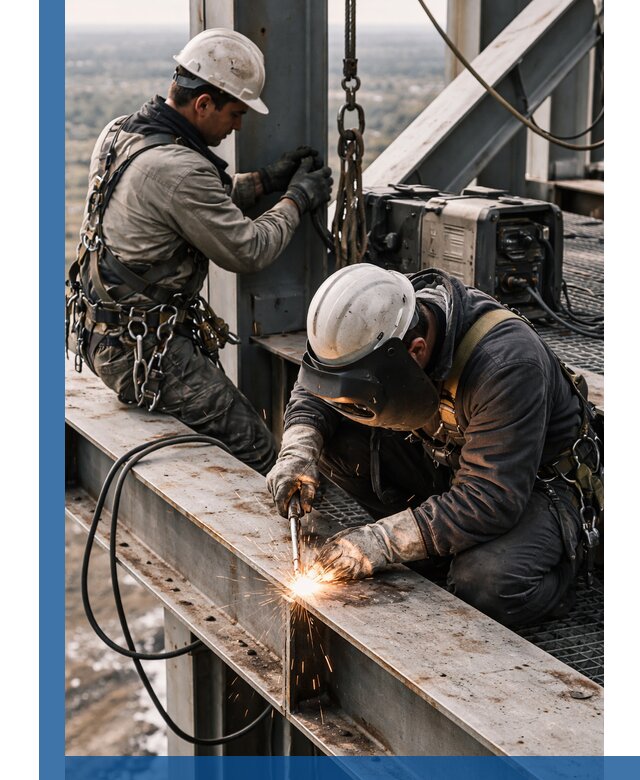 Высотные сварочные работы в Дивногорске для промышленных объектов