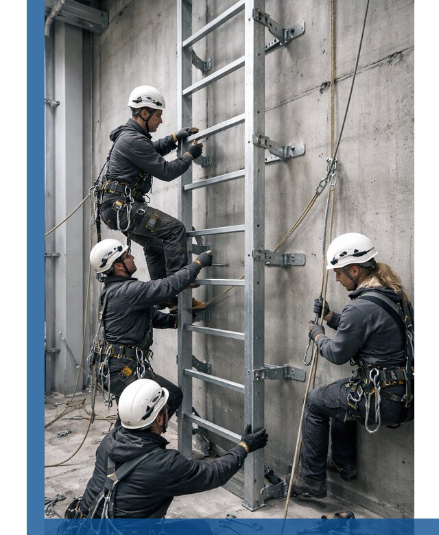 Монтаж металлических лестниц в Дивногорске под ключ со гарантией