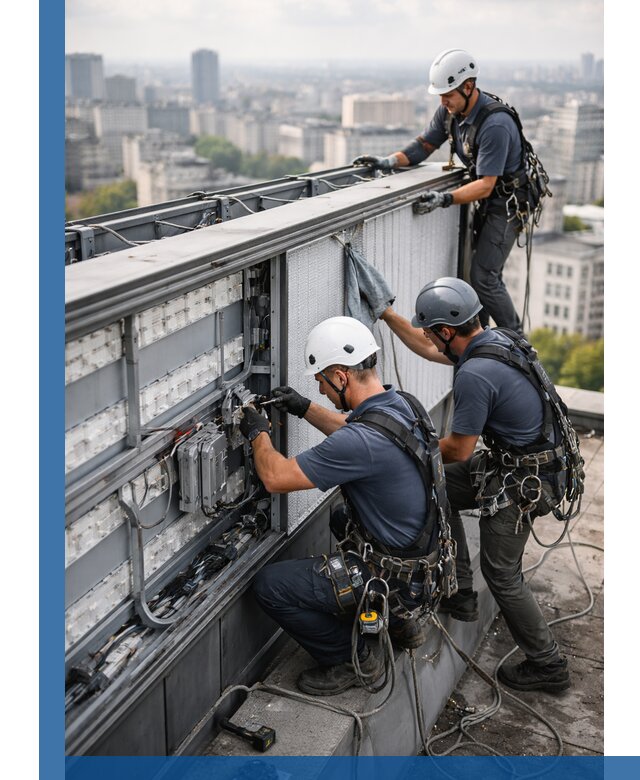 Профессиональное обслуживание крышной рекламы в Дивногорске под ключ