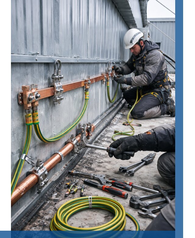 Монтаж заземления здания в Дивногорске от 25275 р. | ВЫСОТНИК-Двн