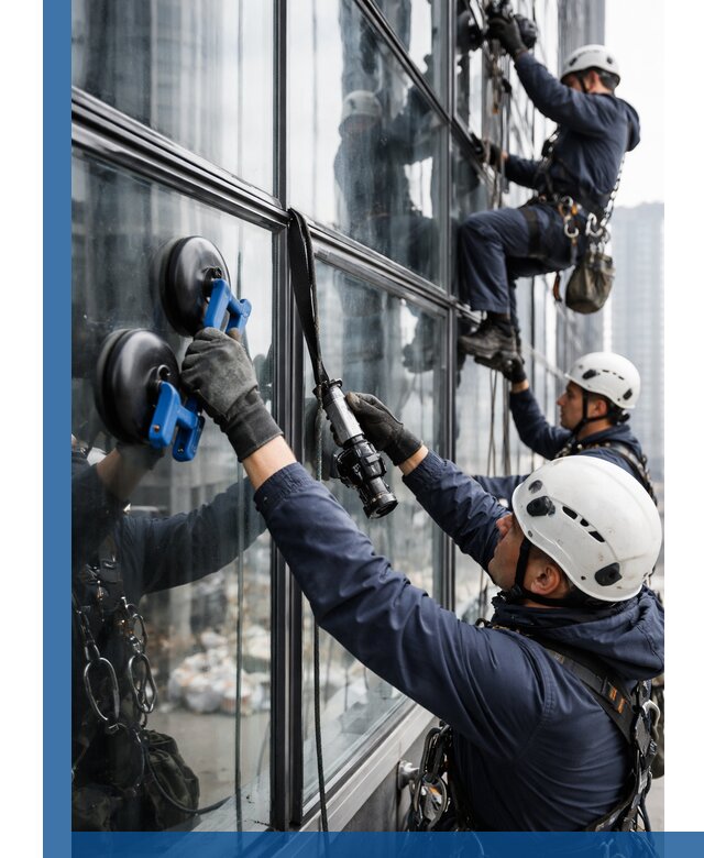 Радиусное остекление фасадов под ключ в Дивногорске с гарантиями