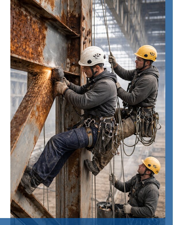 Зачистка металла от ржавчины в Дивногорске от 354 р. | ВЫСОТНИК-Двн