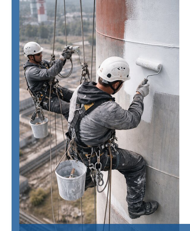 Покраска дымовых труб в Дивногорске: антикоррозийная защита и восстановление