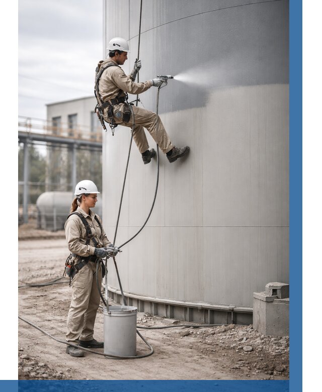 Покраска резервуаров в Дивногорске от 1213 р. | ВЫСОТНИК-Двн — заказать