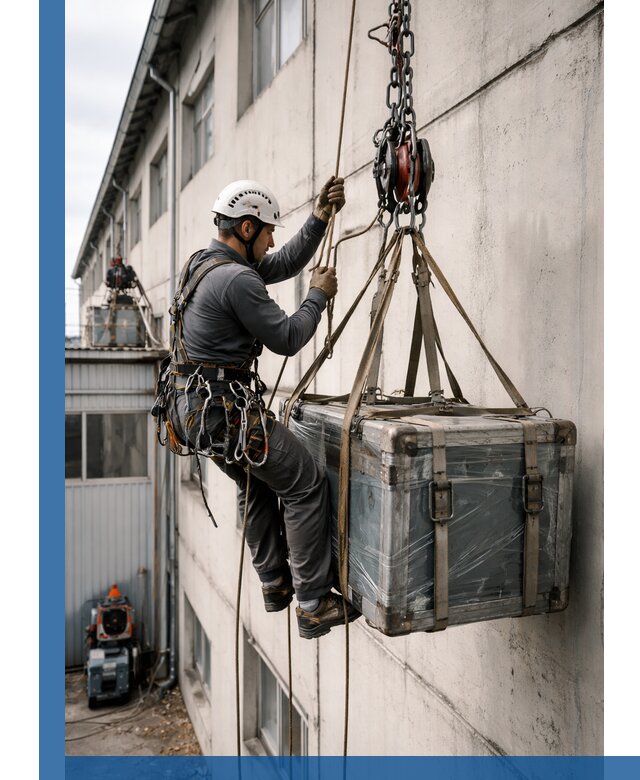 Подъем грузов на высоту в Дивногорске для промышленных объектов