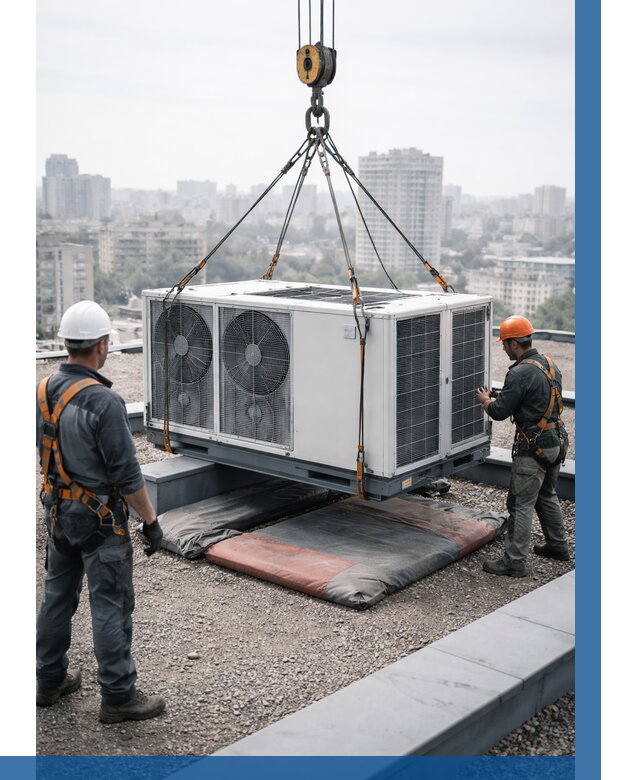 Подъем груза на крышу в Дивногорске от 5055 р. | ВЫСОТНИК-Двн заказать