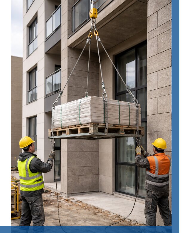 Подъем керамогранита на этаж в Дивногорске от 3539 р. | ВЫСОТНИК-Двн