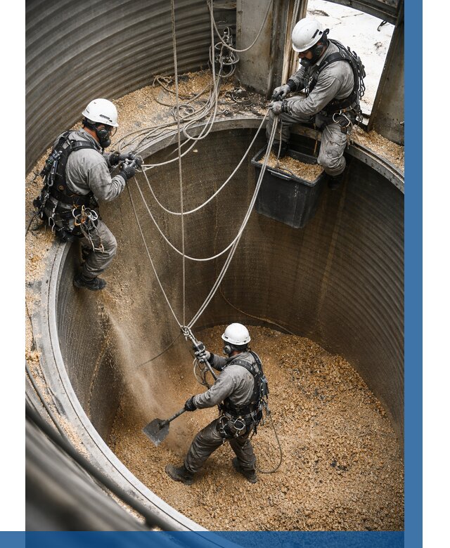 Чистка зерновых бункеров в Дивногорске от 12132 р. | ВЫСОТНИК-Двн