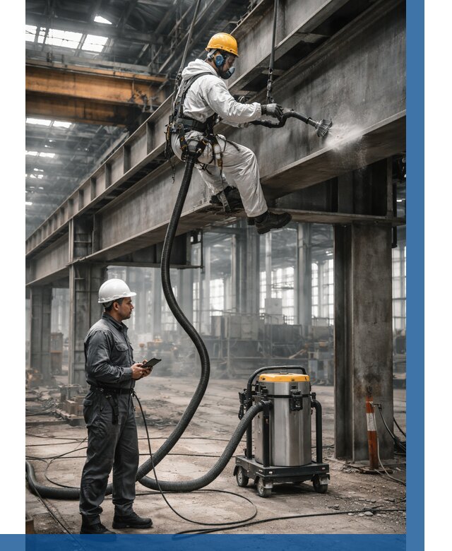 Обеспыливание конструкций в цехе в Дивногорске от 4246 р. | ВЫСОТНИК-Двн