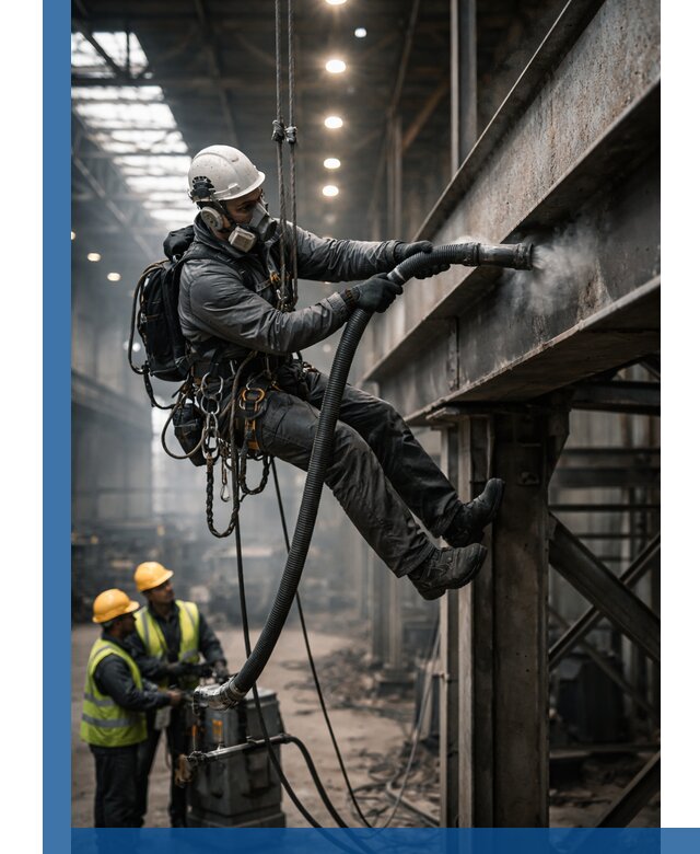 Обеспыливание конструкций в цехах промышленного производства в Дивногорске